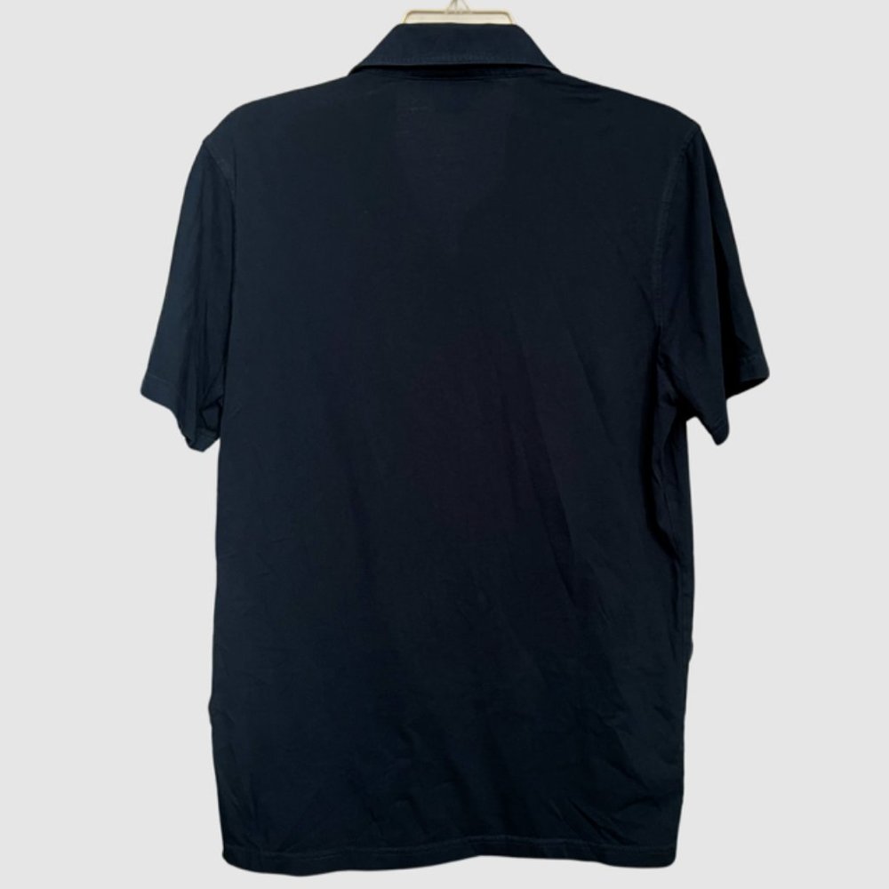 Michael Kors Men's Short Sleeve Collared Shirt Navy Blue, Size S - Picture 2 of 6